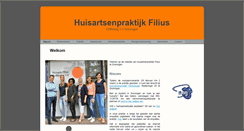 Desktop Screenshot of huisartsfilius.nl